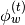 \phi_{w}^{(t)}