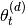 \theta_{t}^{(d)}